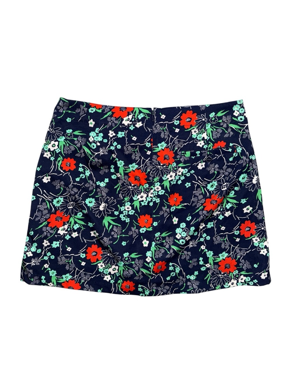 Lady Hagen Skort Navy Floral Mini Skirt/shorts, with pockets, golf wear - Picture 2 of 7